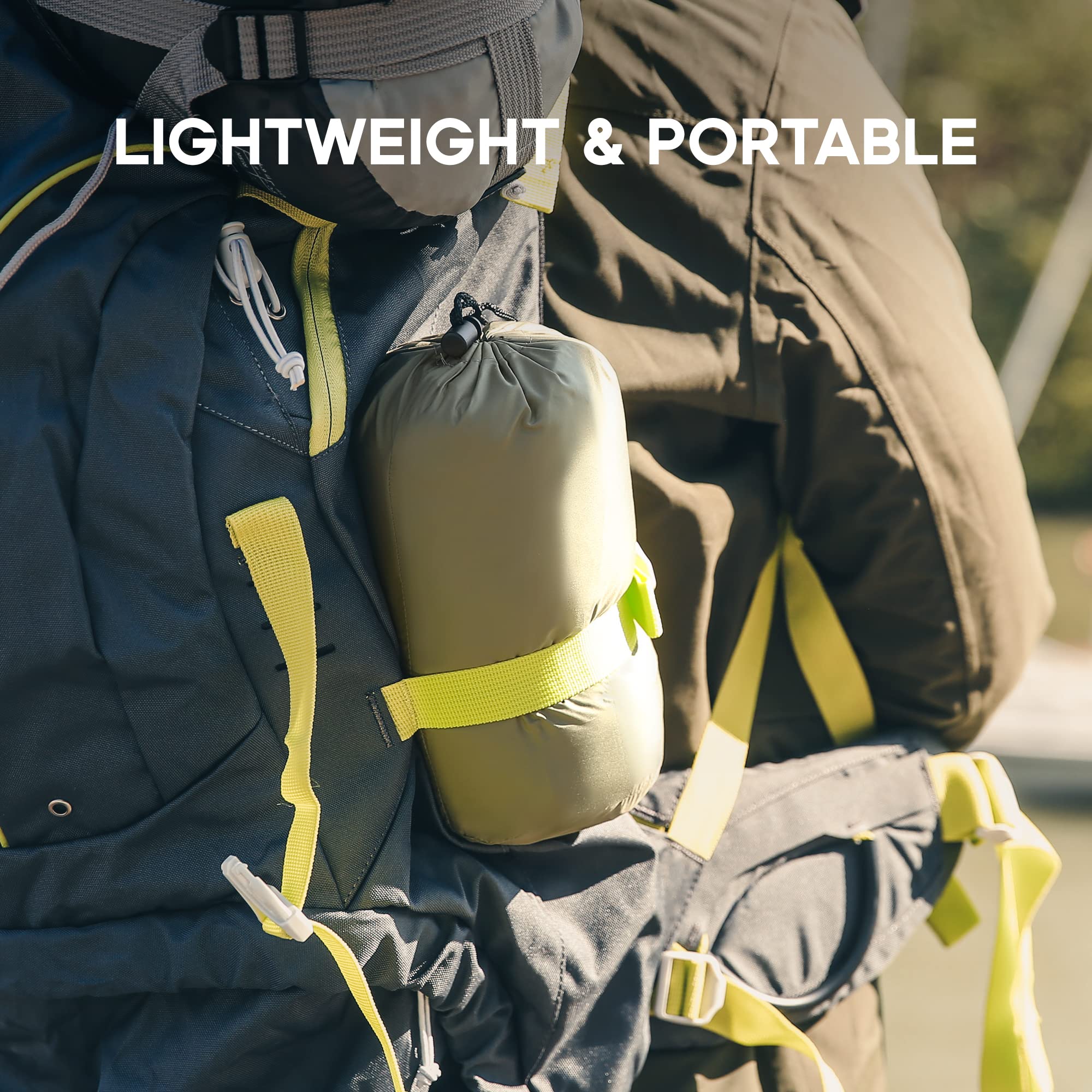 Sonive Blanket windproof fabric helps shield against light breeze during picnics.