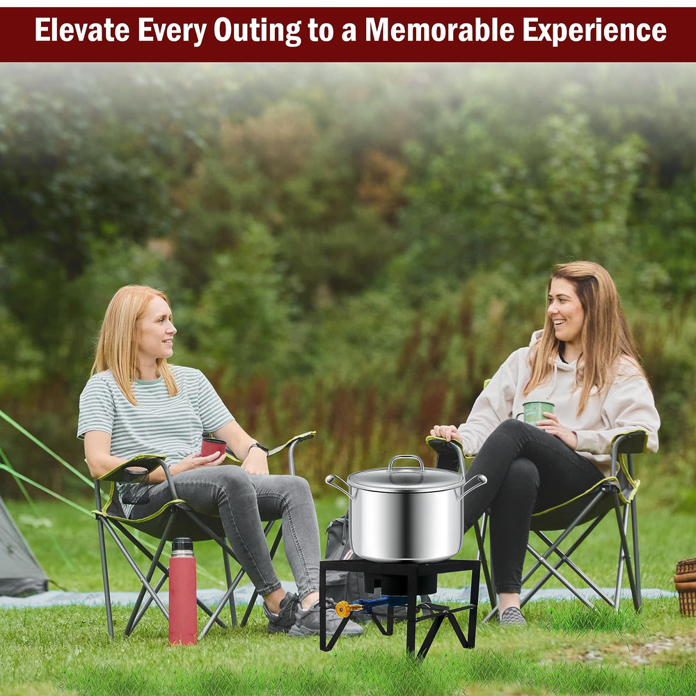 Sonret easy-to-assemble burner enhances any outdoor cooking station.