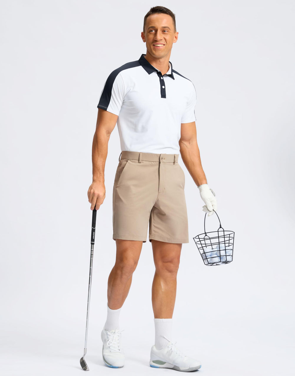 Soothfeel shorts pocket layout: two front pockets and back secure pocket