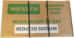 SoPakCo MRE case pack shows 14 meals for emergency prep and survival