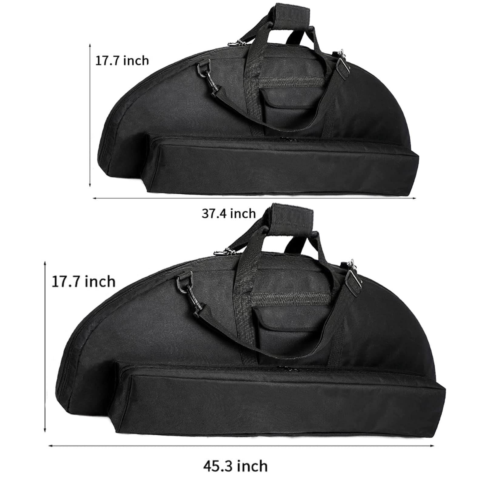 SOPOGER bow case accessory pouch provides space for tools and releases.