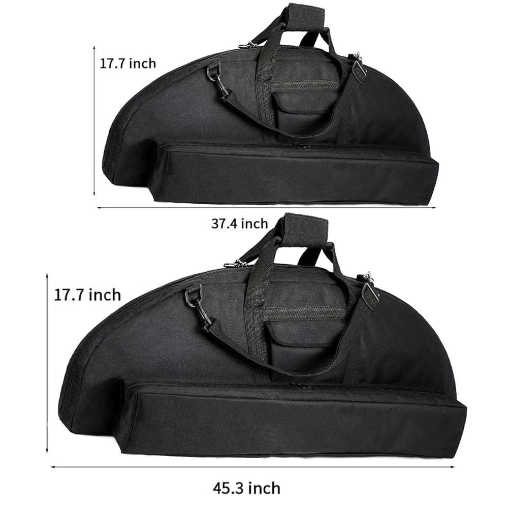 SOPOGER bow case accessory pouch provides space for tools and releases.