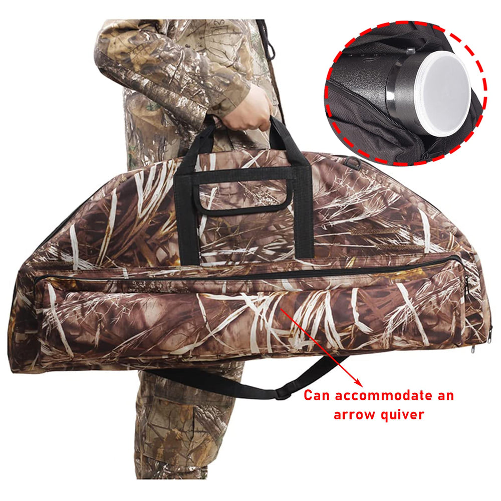 SOPOGER bow case ergonomic handle for comfortable carrying