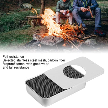 Sorandy mini-alcohol stove stainless steel construction resists rust.