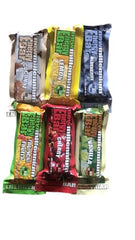 S.O.S. Millennium Energy Bars variety flavors close-up illustrating fruity flavors for quick energy