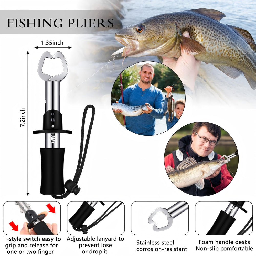 Sosation fishing tool lanyards and sheath keeps pliers secure on deck