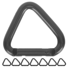 Sosoport aluminum triangle carabiner clip, lightweight and strong for climbing and everyday carry.