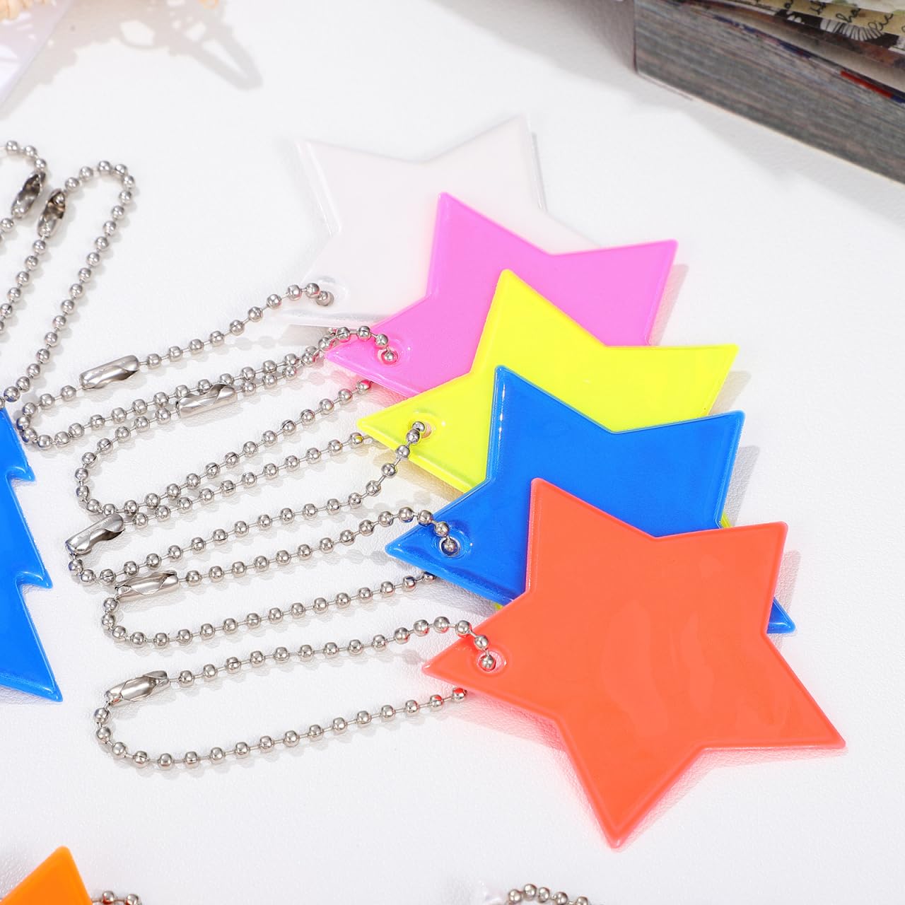 Sosoport stylish star keychain boosts visibility while complementing everyday outfits.
