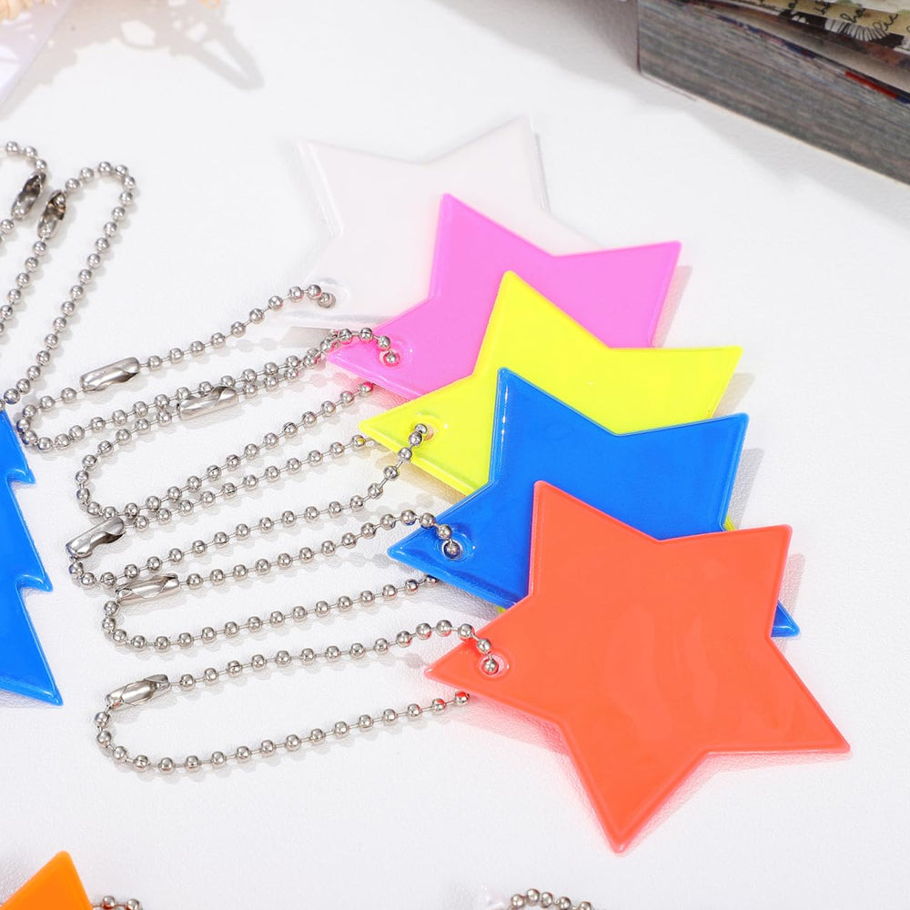 Sosoport stylish star keychain boosts visibility while complementing everyday outfits.