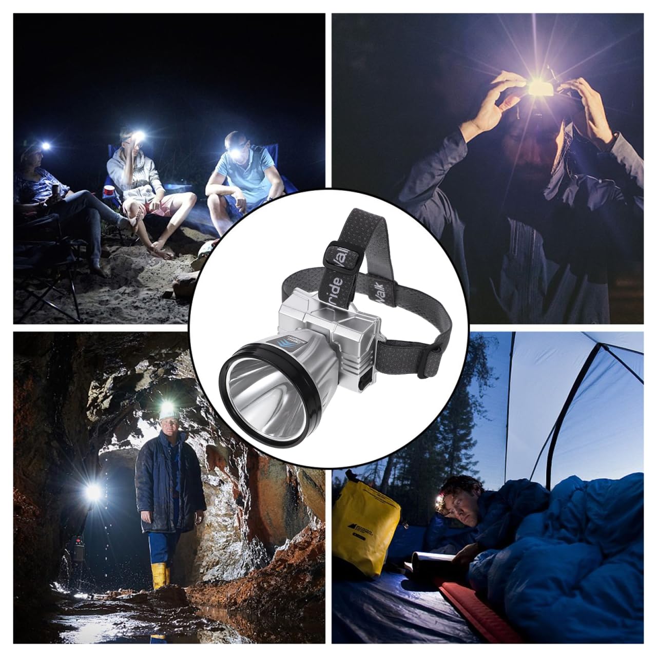 Sosoport headlamp offers up to 500 meters of visibility on dark trails