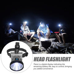 Sosoport headlamp digital display indicates remaining battery life