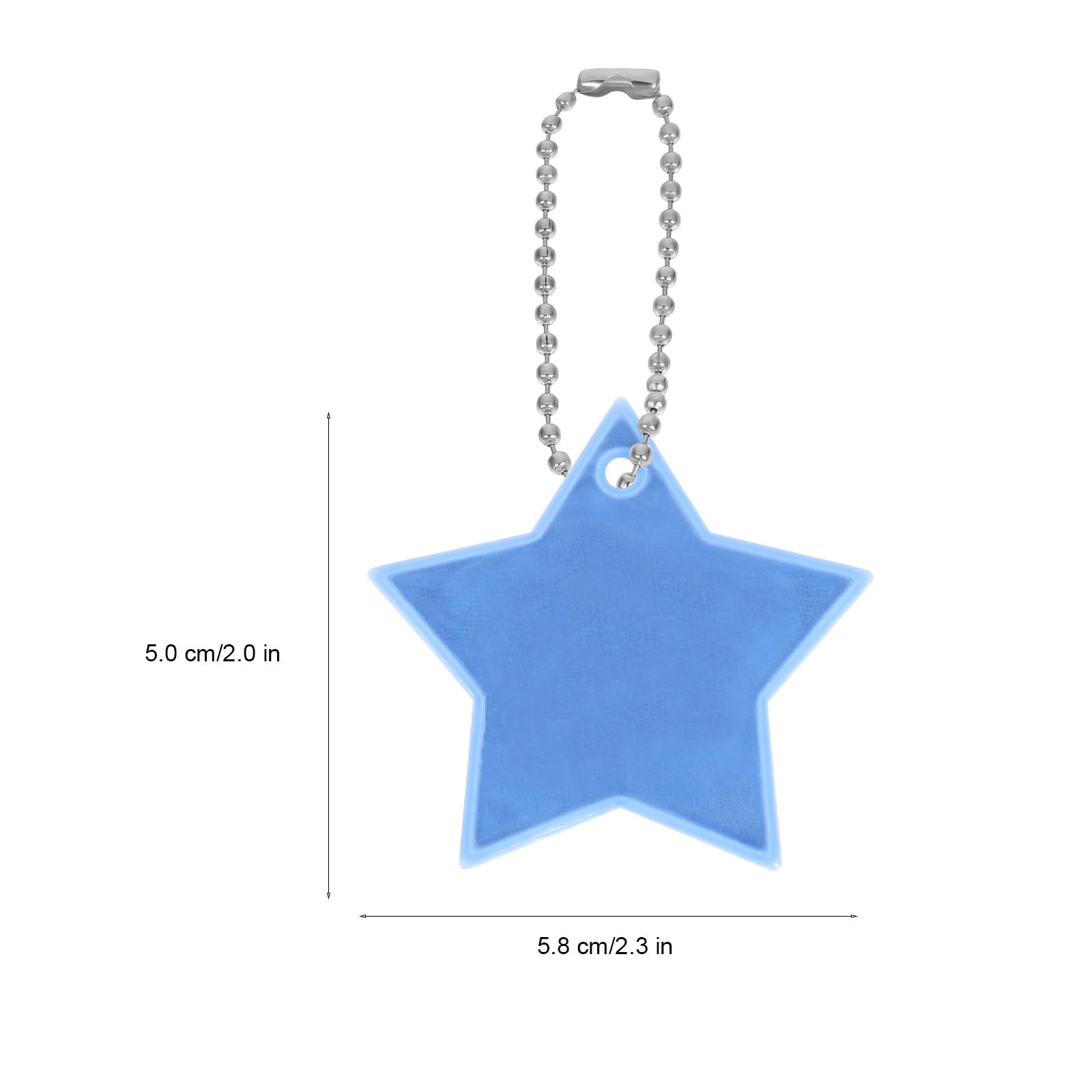 Sosoport star-shaped reflector pendant with a hanging design for bags and gear.