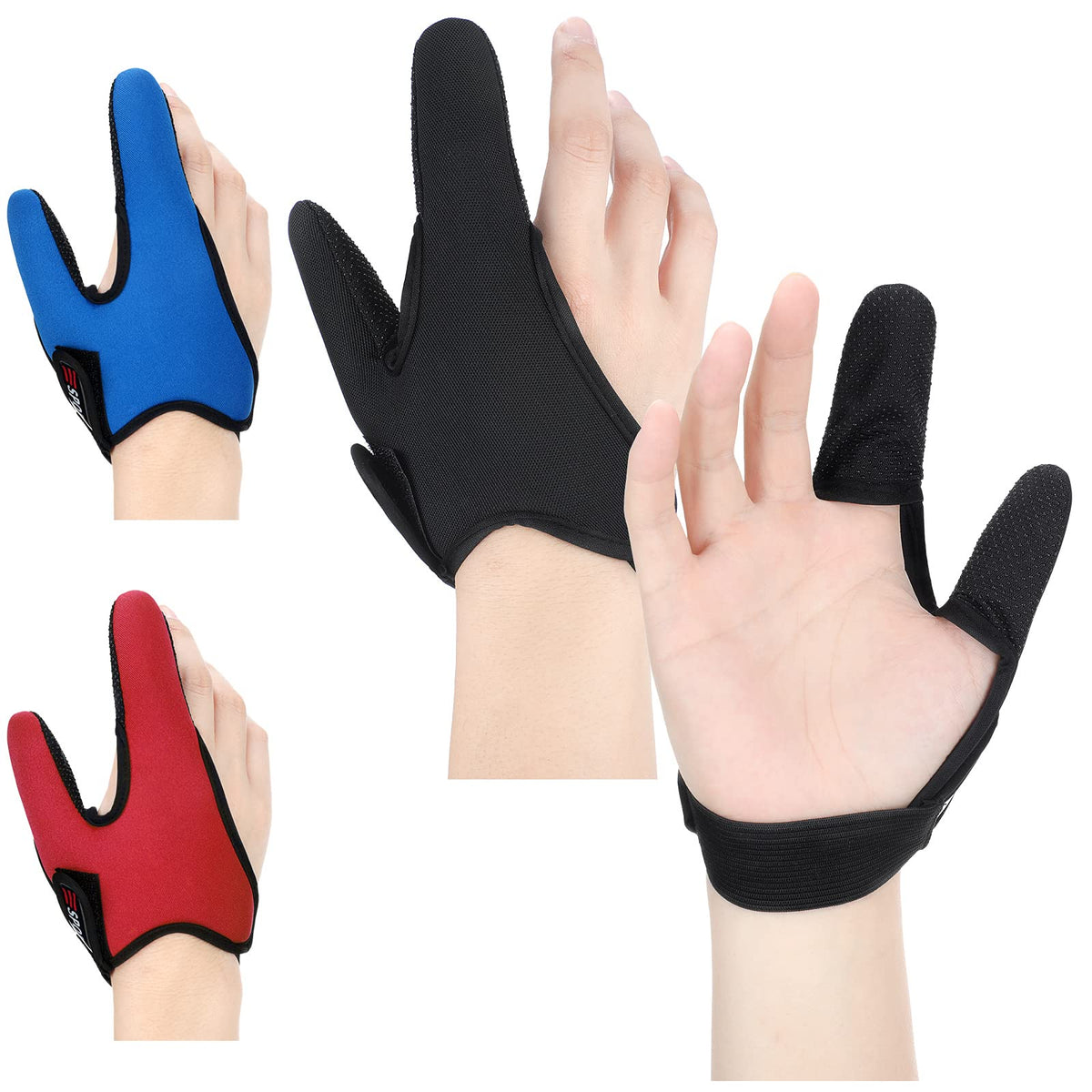 Sotiff 3-piece anti-slip finger gloves packaging