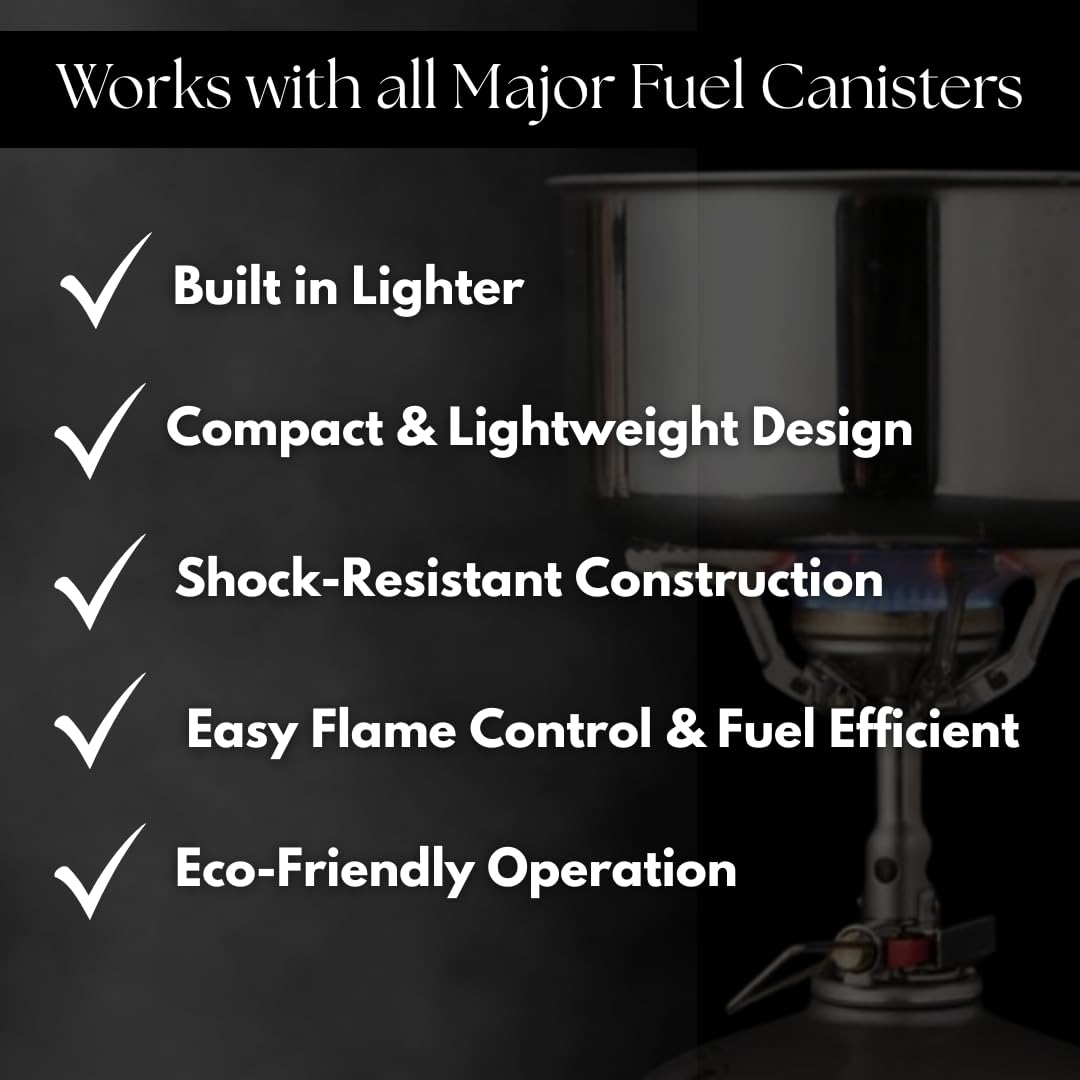 SOTO Amicus with built-in igniter delivers quick lighting for easy camping meals