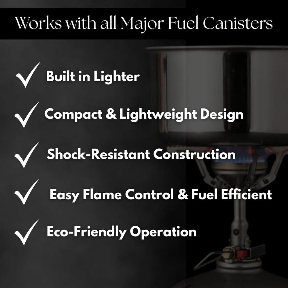 SOTO Amicus with built-in igniter delivers quick lighting for easy camping meals