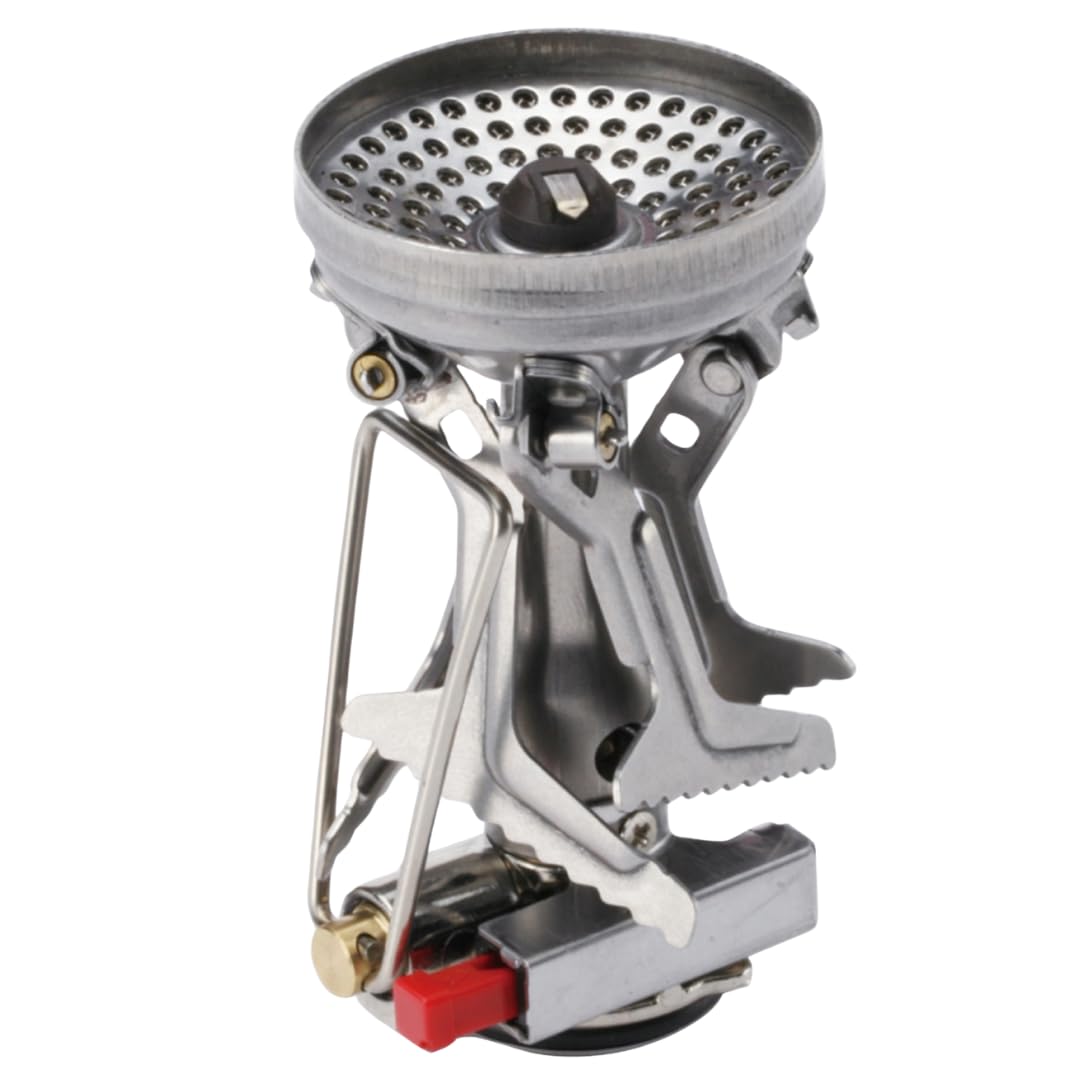 SOTO Amicus wind-resistance stove keeps flames steady in gusts for outdoor cooking