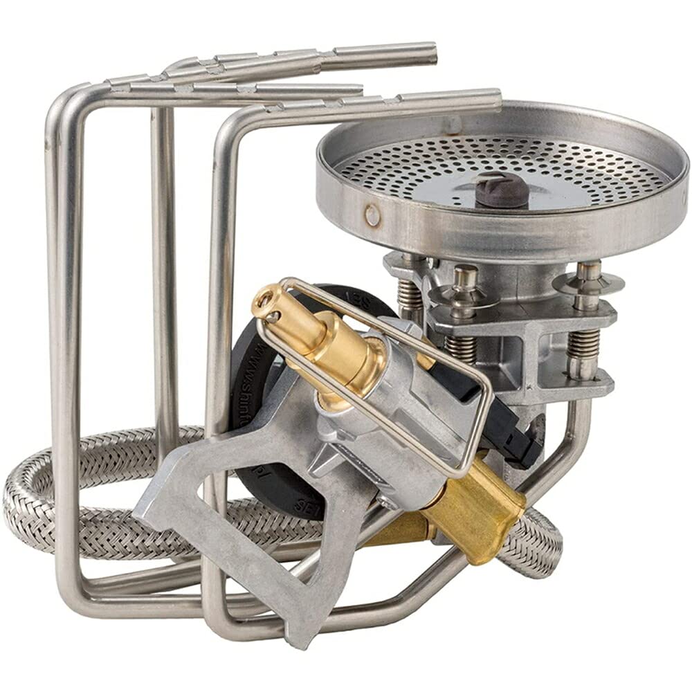 SOTO Fusion ST-330 wind-resistant burner head in outdoor use.