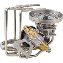 SOTO Fusion ST-330 wind-resistant burner head in outdoor use.