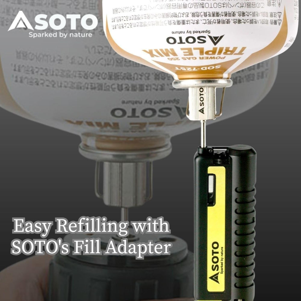 SOTO Pocket Torch Compact Design: portable and pack-friendly