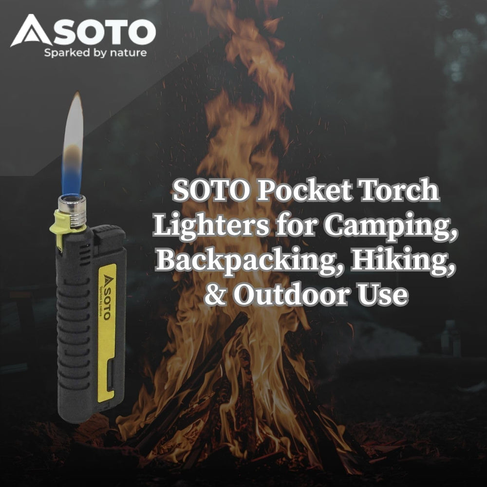SOTO Pocket Torch Wind-Resistant Flame: reliable outdoor lighting