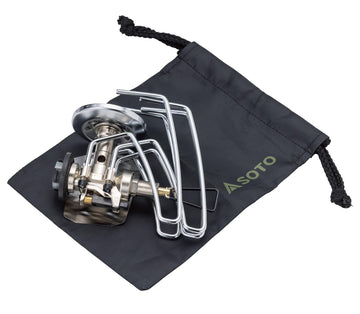 SOTO regulator stove easy setup and cleaning for on the go cooking.