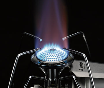 SOTO regulator stove portable design fits in small packs on hikes.