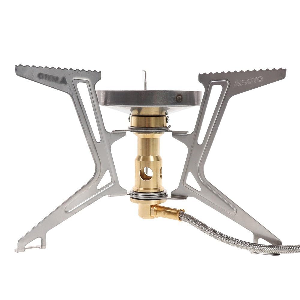 SOTO SOD-331 wind-resistant flame stays steady in breeze for reliable camping meals