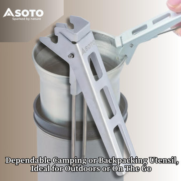 SOTO SOD-5202 secure grip lifter works with SOD pots on trail