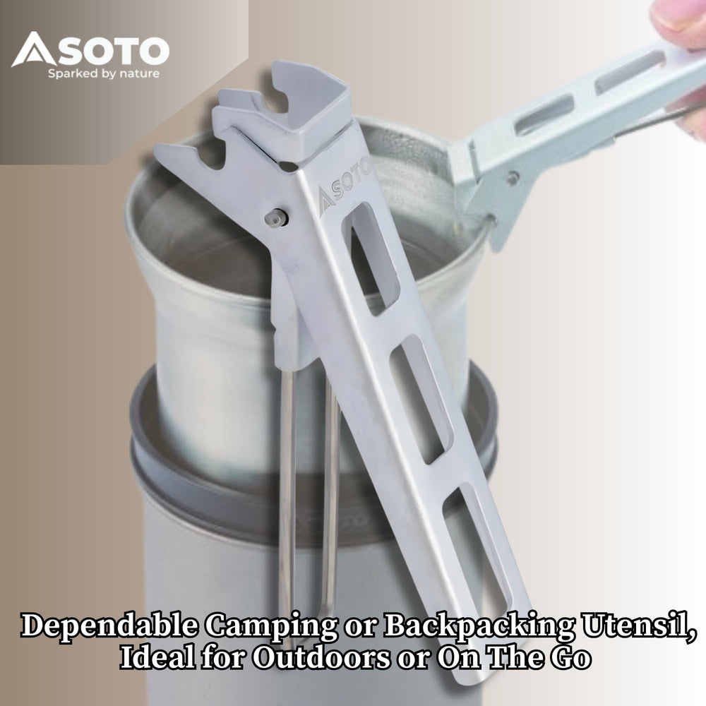 SOTO SOD-5202 secure grip lifter works with SOD pots on trail