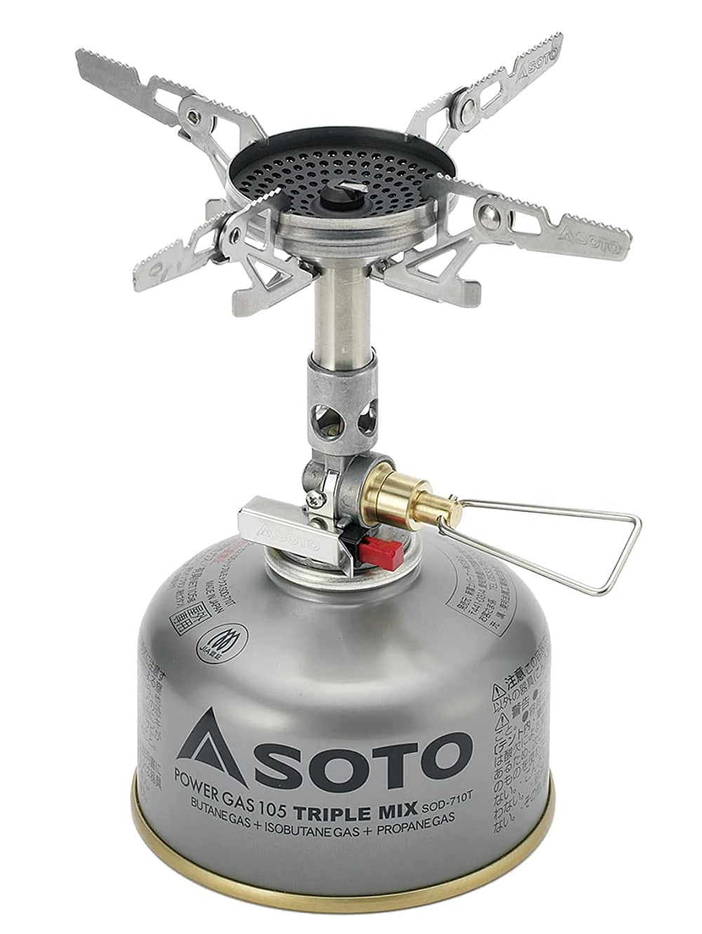 SOTO WindMaster regulator ensuring steady fuel flow in windy conditions