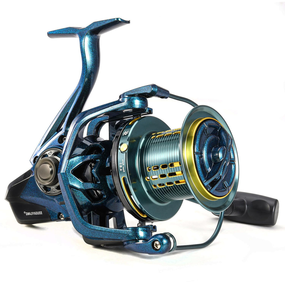 Sougayilang 14000 saltwater spinning reel front view
