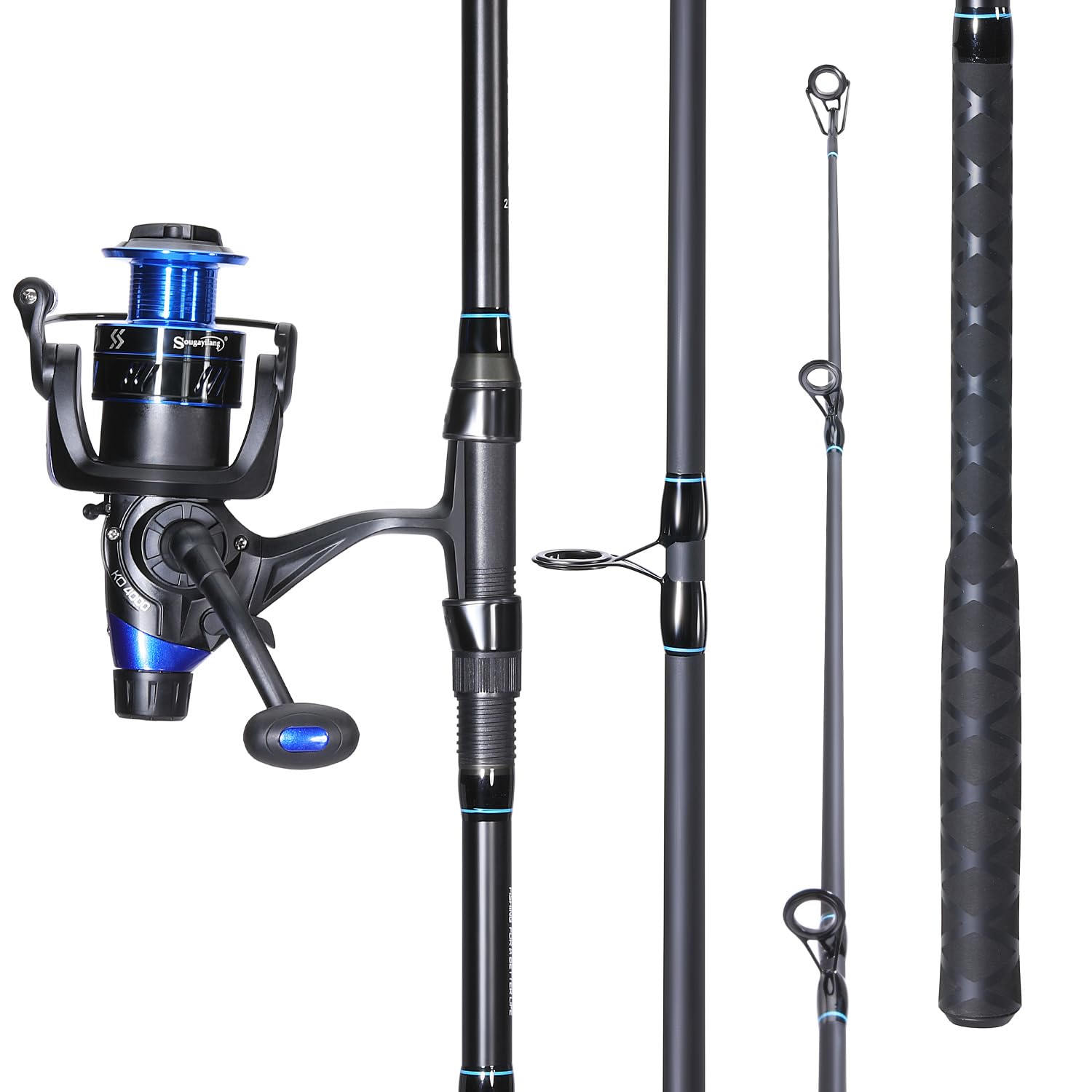 Close-up of the 4000-size baitfeeder reel