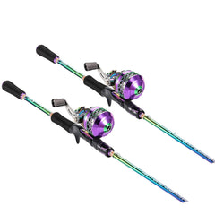 Sougayilang 5.9ft spincast rod and reel 2-pack setup enables easy shared fishing.
