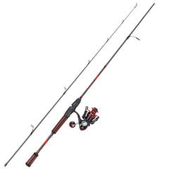 Close-up of reel in Sougayilang 6.9ft rod-reel combo