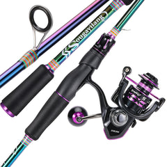 Sougayilang 7ft 2-piece rod with reel