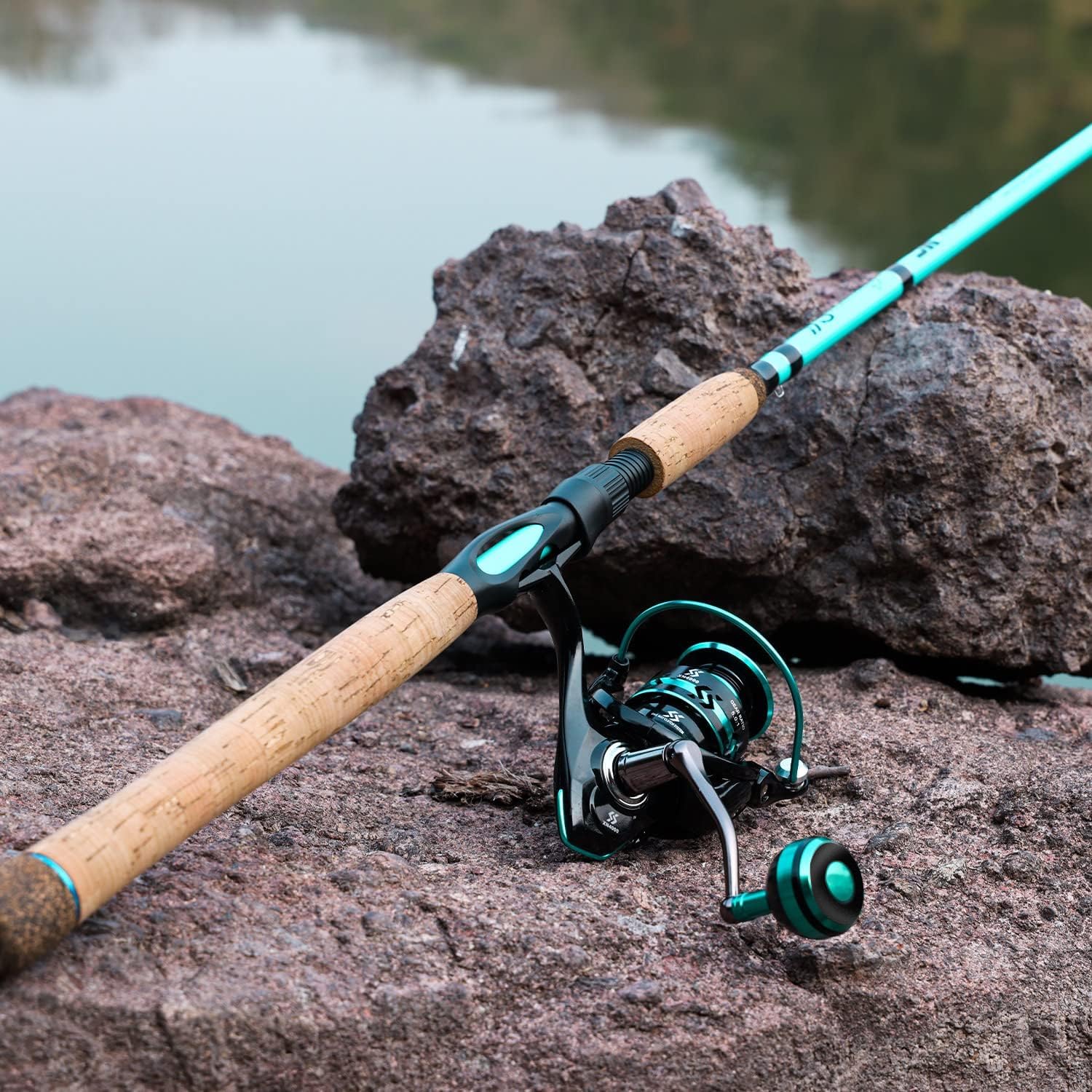 5.0:1 gear ratio detail on reel