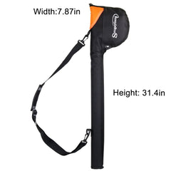 8.85 ft 4-section carbon fiber rod detail