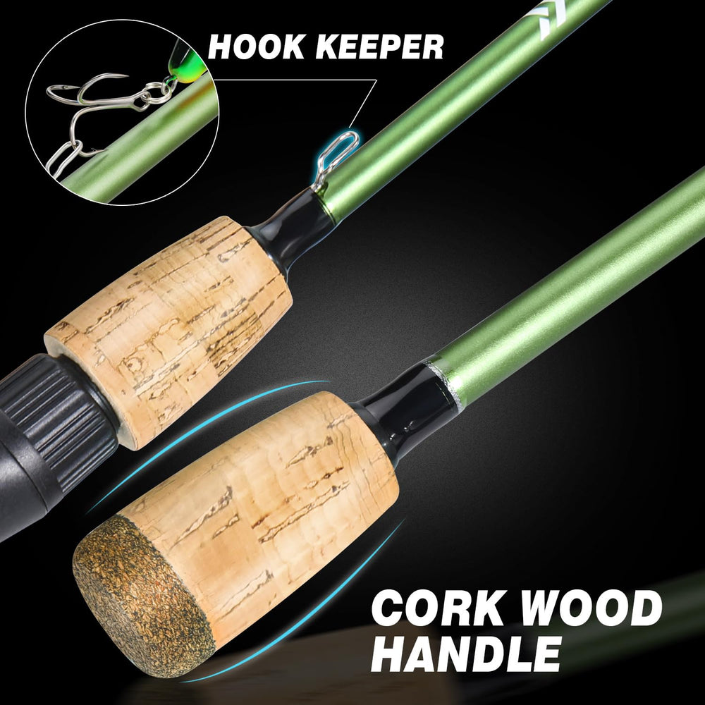 Sougayilang all-around fishing rod handles bass, walleye, and trout efficiently.