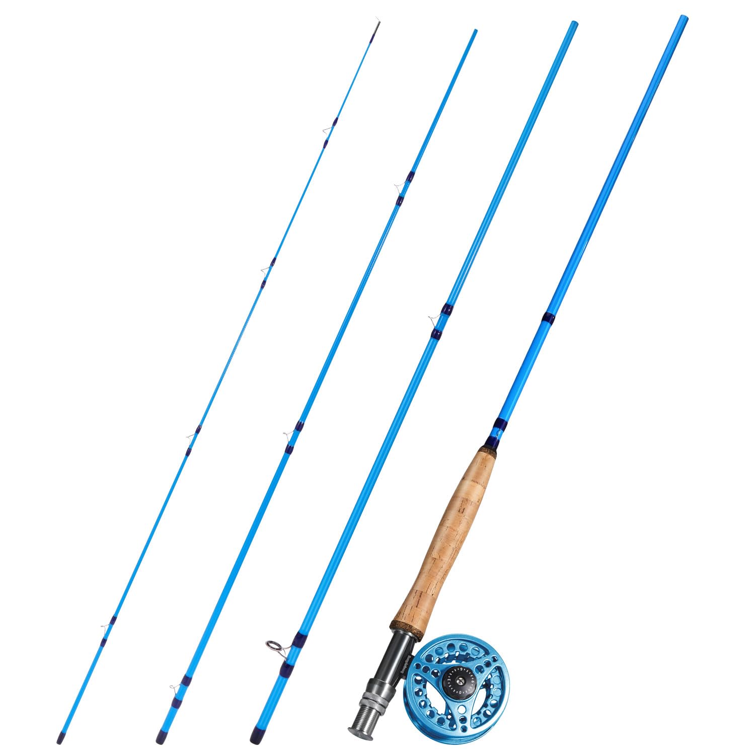 Sougayilang aluminum alloy reel in blue (weight 5)