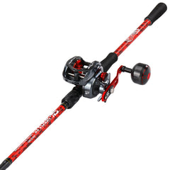 Sougayilang baitcaster rod combo enables precise inshore casting.
