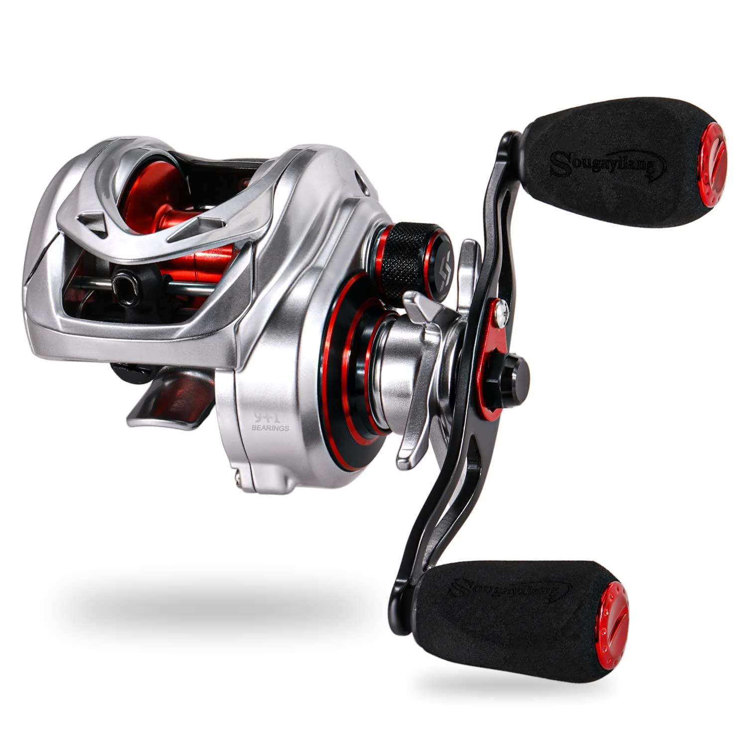 Sougayilang baitcasting reel side profile