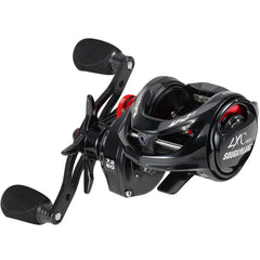 Sougayilang Baitcasting Reel 300 - Red - Right Handed - Front view