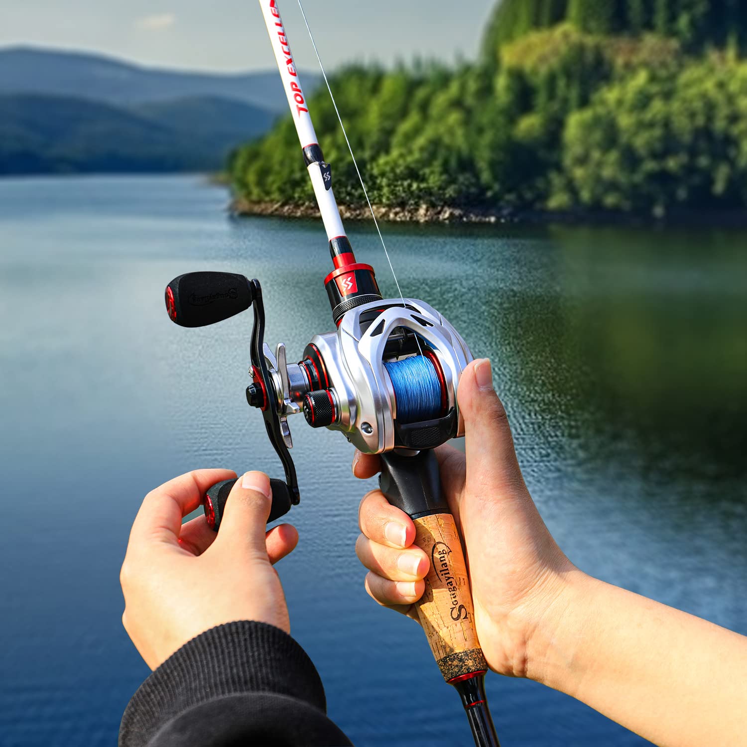 Reel with durable components and finish