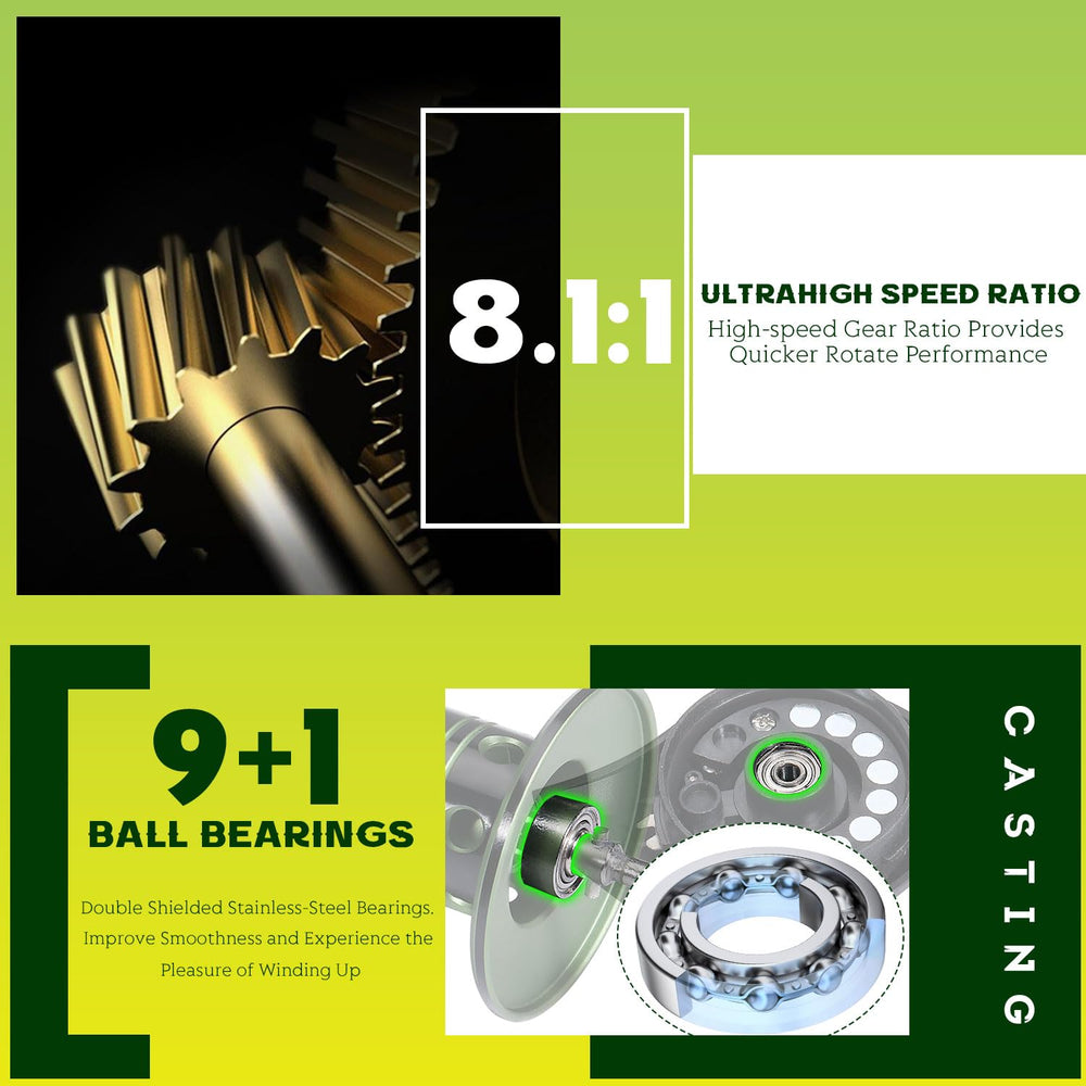 Magnetic braking system magnets inside reel