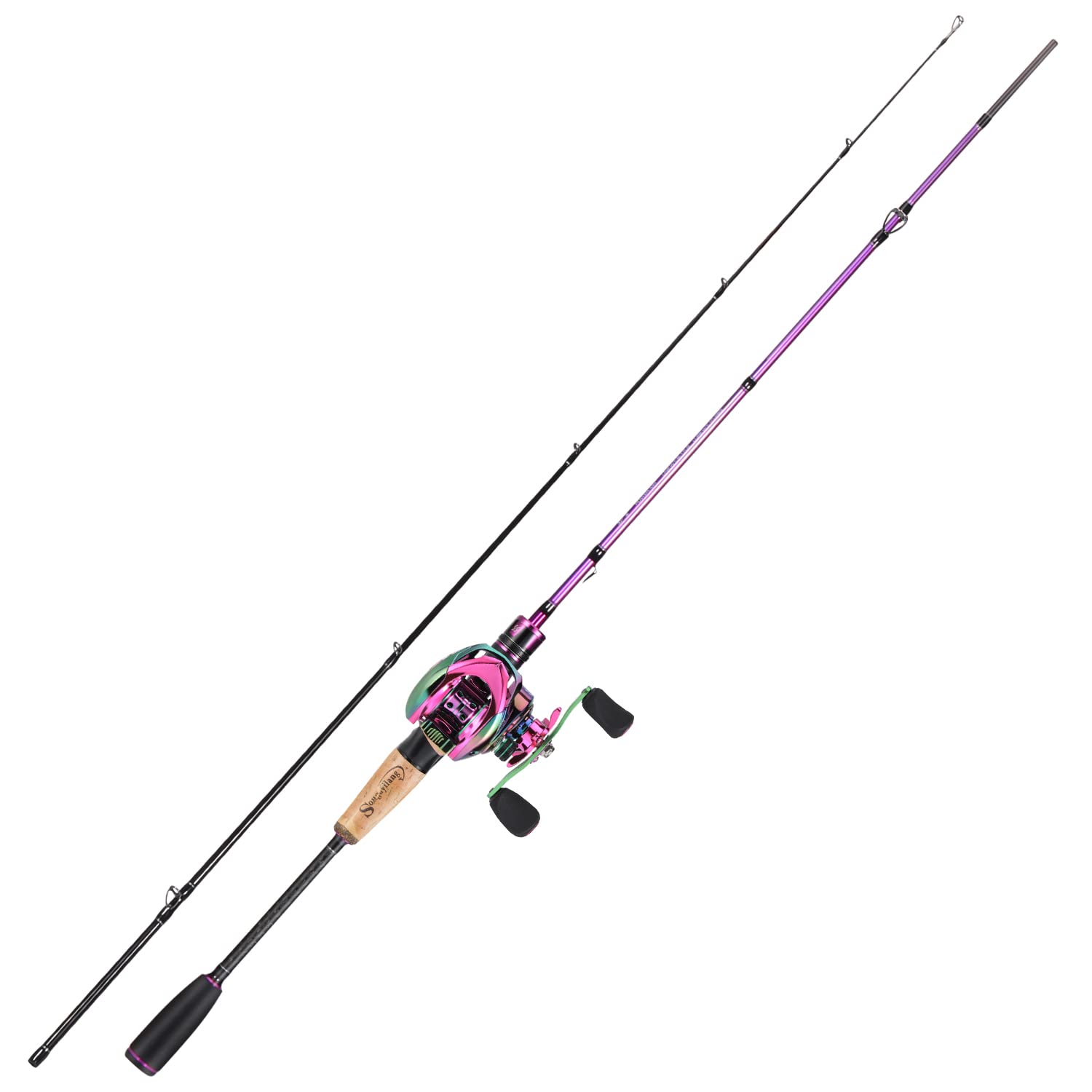 Sougayilang baitcasting reel closeup, corrosion-resistant and smooth casting for durable performance.