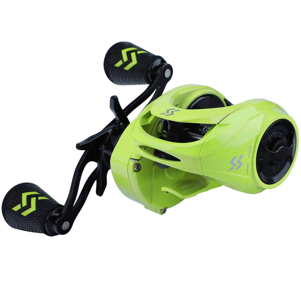 Sougayilang baitcasting reel with 8:1 gear ratio for fast retrieves.