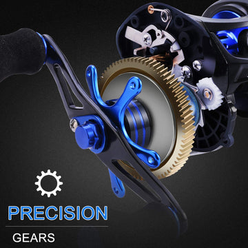 Sougayilang hollow aluminum spool reduces weight for extended casting