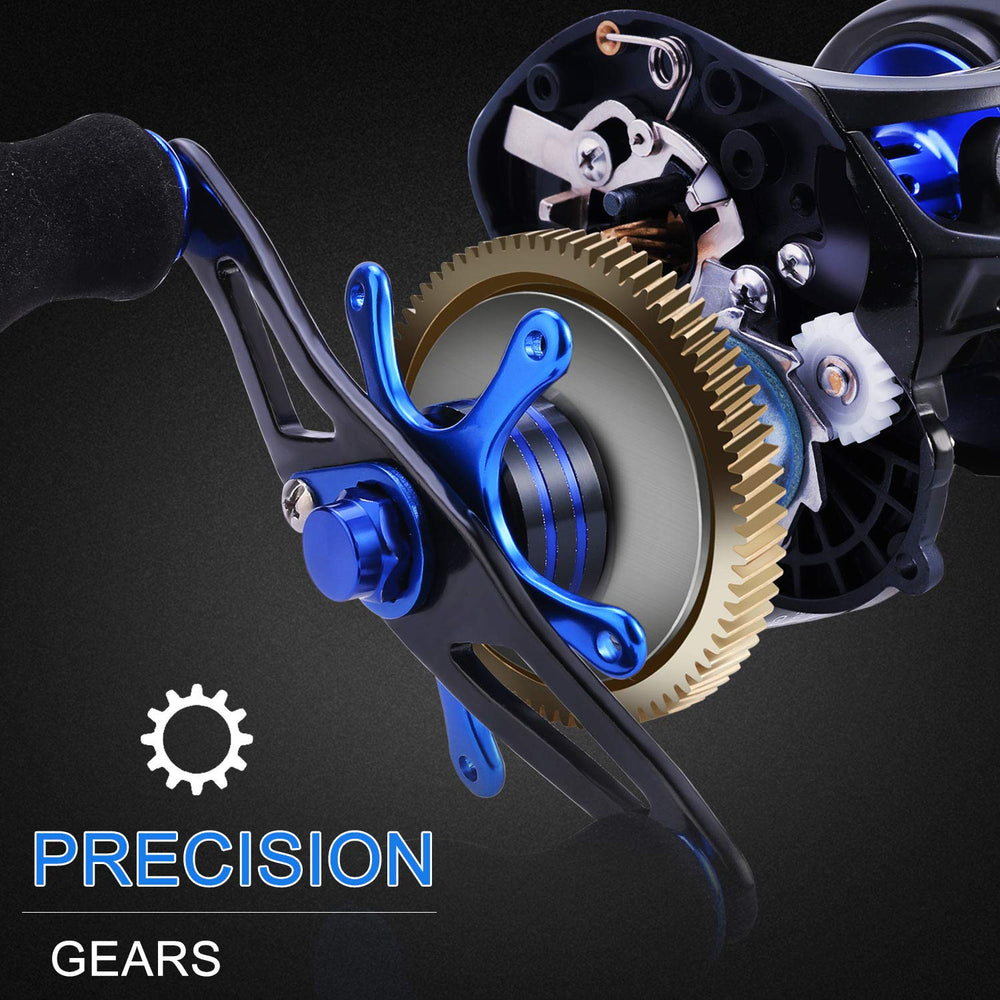 Sougayilang hollow aluminum spool reduces weight for extended casting