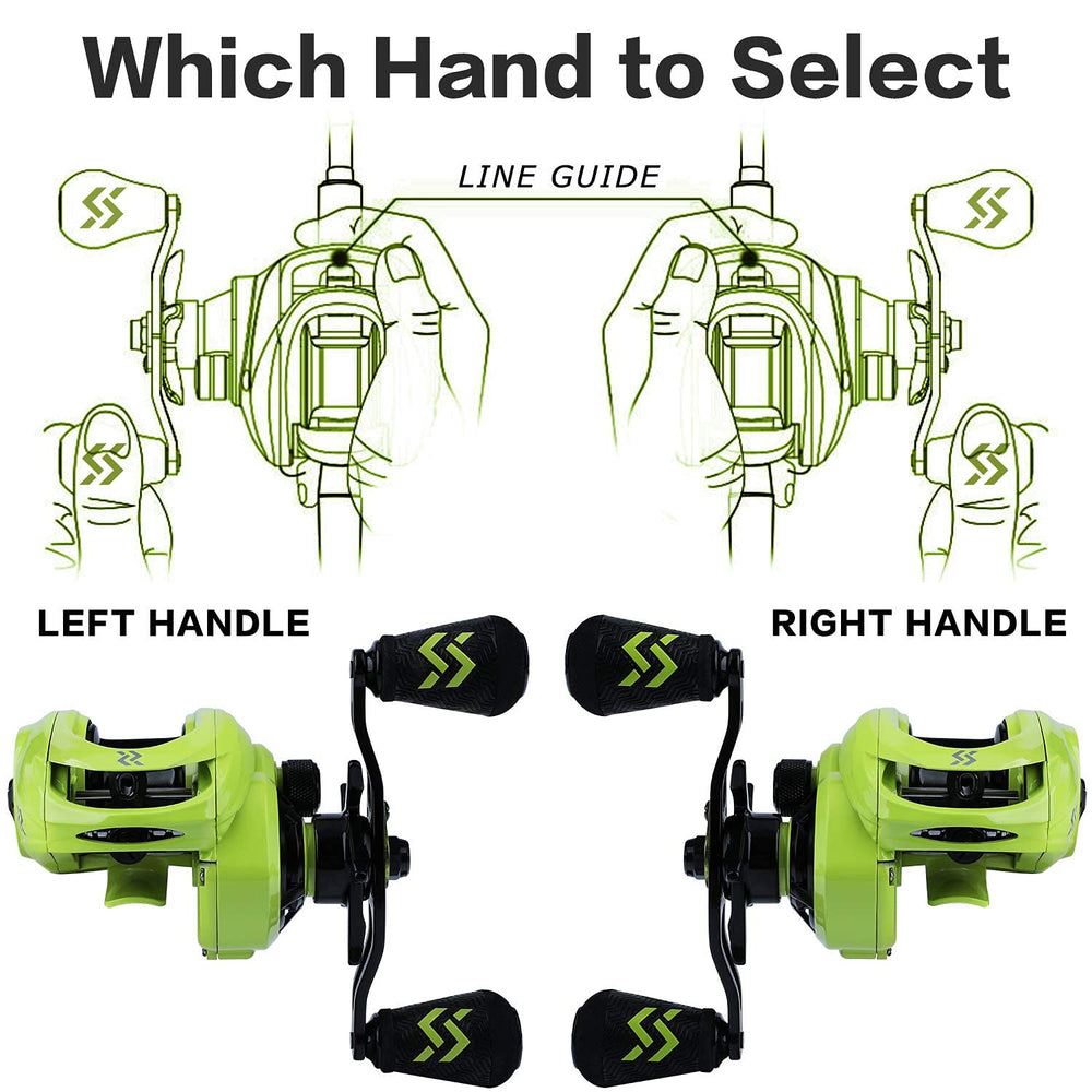 Sougayilang baitcasting reel showing magnetic braking for controlled casts.