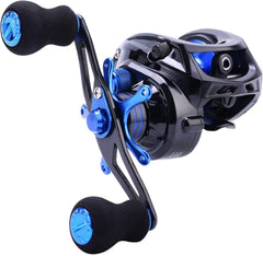 Sougayilang baitcasting reel with right-hand handle enables smooth retrieves and precise control